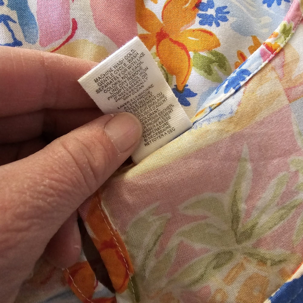 Weekend Clothes Line Multi Printed Patchwork Slee… - image 7